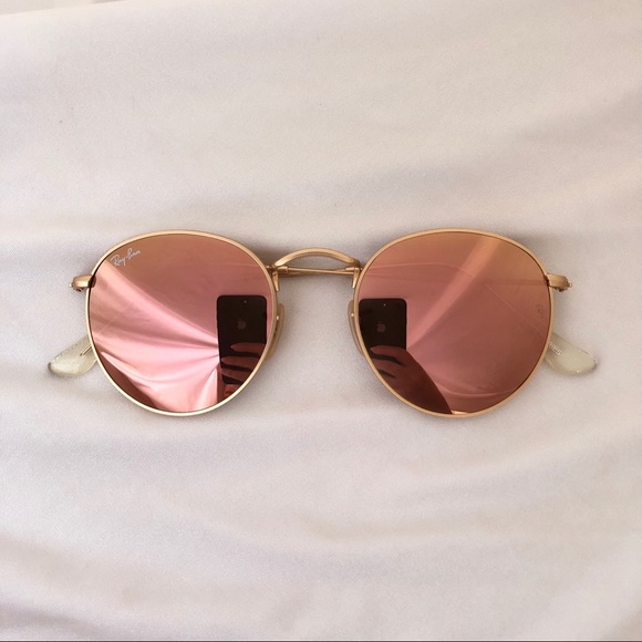 Rayban 50mm Round Flash Lenses — Pink - Picture 2 of 8